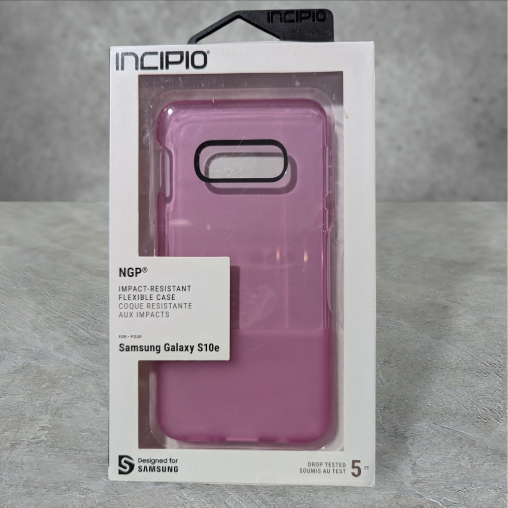 Q1. Incipio Impact Resistant Flexible Case Samsung Galaxy S10e - Pink